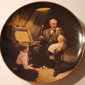 Norman Rockwell's Second In Light Campaign Series "Grandpa's Treasure Chest"